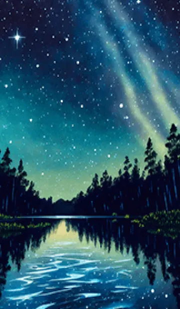 [LINE着せ替え] 穏やかな夜景の着せかえ/586の画像1