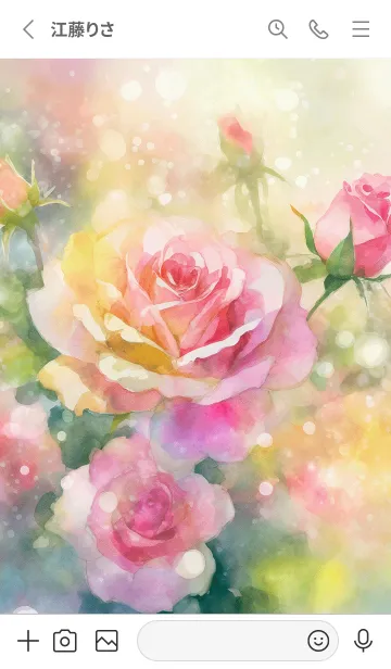 [LINE着せ替え] 薔薇(バラ)の花の着せかえ(R2528)の画像2