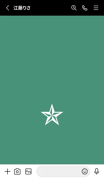 [LINE着せ替え] シンプル ロック スター _110の画像2