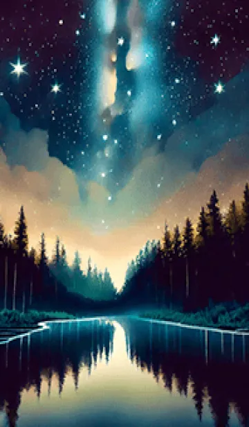 [LINE着せ替え] 穏やかな夜景の着せかえ/587の画像1