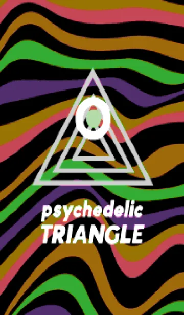 [LINE着せ替え] サイケデリック トライアングル 324の画像1