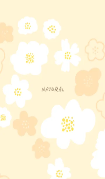 [LINE着せ替え] 白いふわふわした花19の画像1