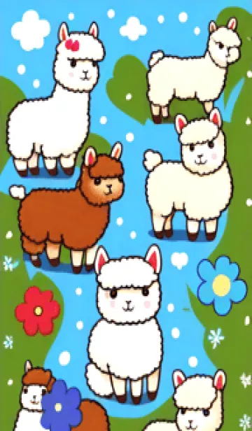 [LINE着せ替え] ルパカランダムなア 47の画像1