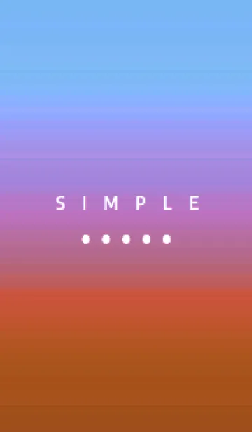 [LINE着せ替え] シンプル ミニドット グラデーション 32の画像1