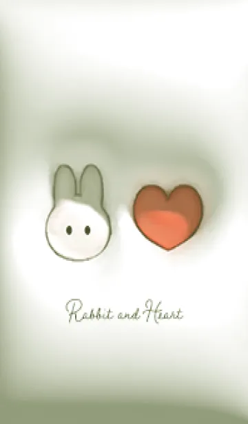 [LINE着せ替え] green♡恋してるウサギ06_1の画像1