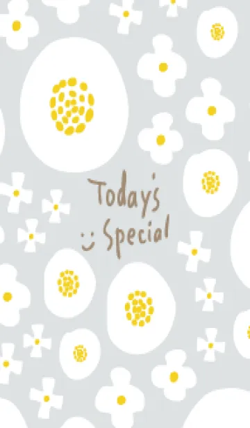 [LINE着せ替え] 3種の白い花25の画像1