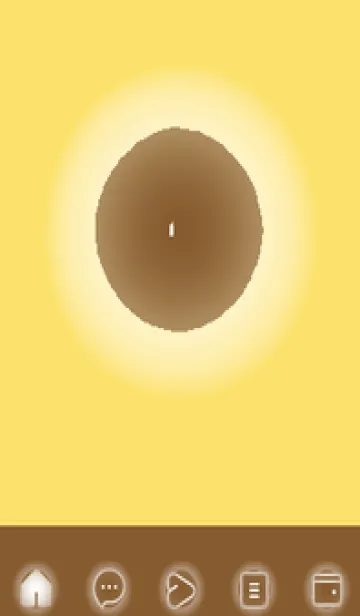 [LINE着せ替え] yellow color D51の画像1