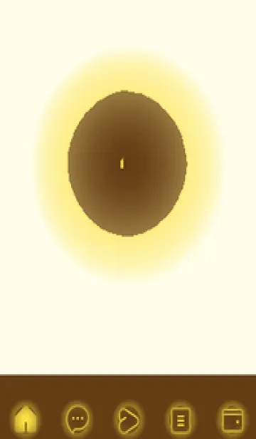 [LINE着せ替え] yellow color D52の画像1