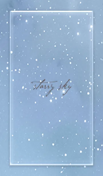 [LINE着せ替え] blue静かな星空02_1の画像1