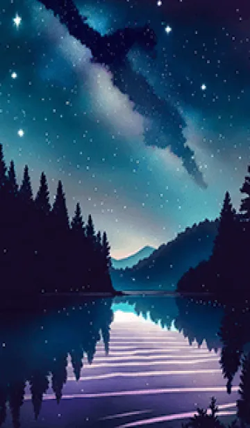 [LINE着せ替え] 穏やかな夜景の着せかえ/595の画像1