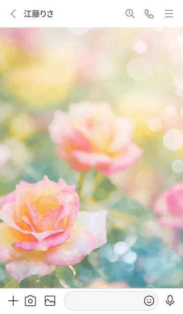 [LINE着せ替え] 薔薇(バラ)の花の着せかえ(R2537)の画像2