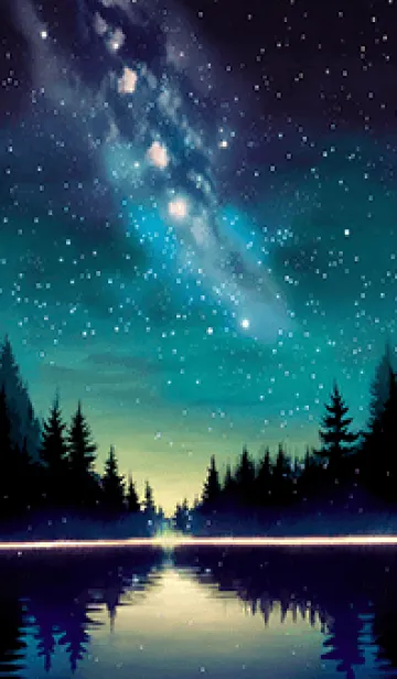 [LINE着せ替え] 穏やかな夜景の着せかえ/599の画像1