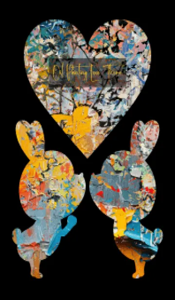 [LINE着せ替え] Oil Painting Love Theme 29の画像1