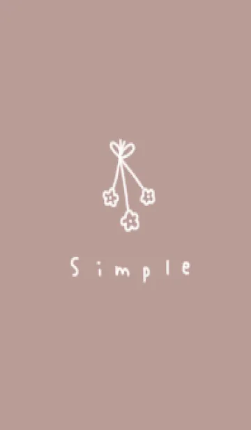 [LINE着せ替え] 大人くすみピンクとドライフラワー。の画像1