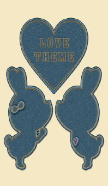 [LINE着せ替え] Love Theme jeans 76の画像1