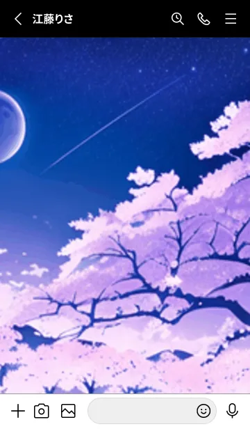 [LINE着せ替え] 冬のサクラ #CIIaZ06。の画像2