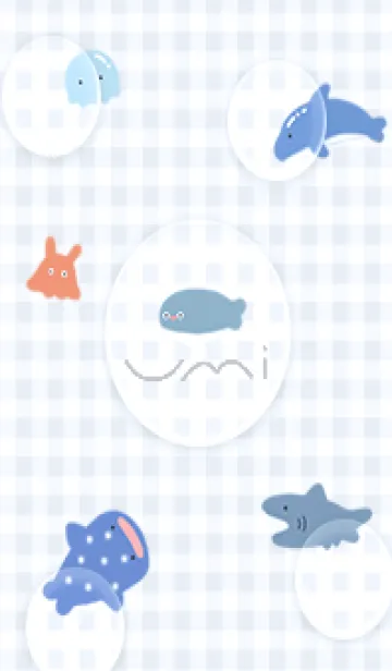 [LINE着せ替え] blueナチュラル水族館06_1の画像1