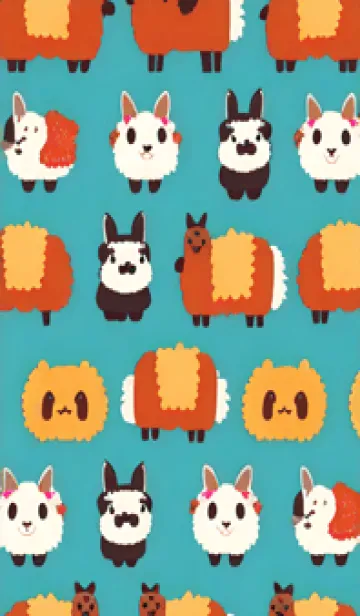 [LINE着せ替え] ルパカランダムなア 50の画像1