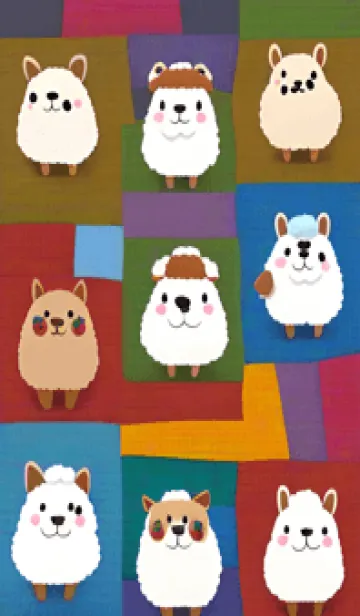 [LINE着せ替え] ルパカランダムなア 54の画像1