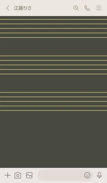 [LINE着せ替え] 五線譜1 千歳茶の画像2