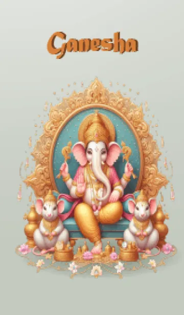 [LINE着せ替え] Ganesha bestows blessings, wealth(JP)の画像1