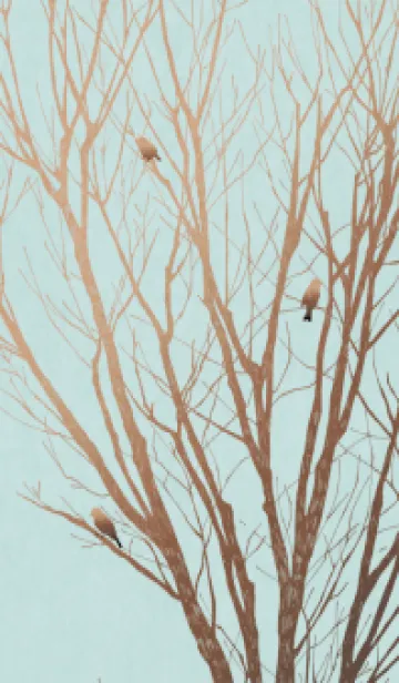 [LINE着せ替え] 木と小鳥の画像1