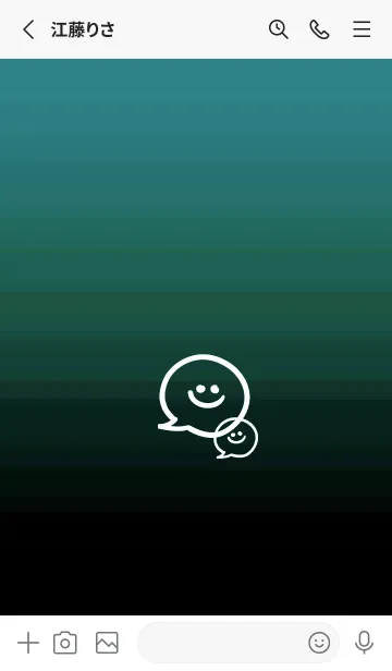 [LINE着せ替え] フキダシスマイル 125の画像2