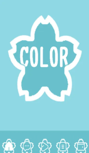 [LINE着せ替え] green color E106の画像1