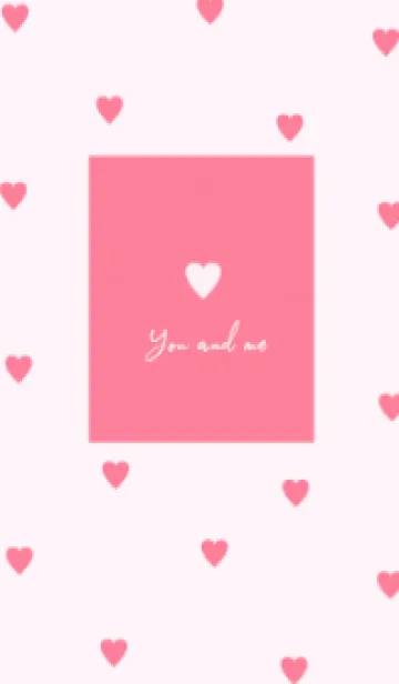 [LINE着せ替え] pattern_heart (pink)の画像1