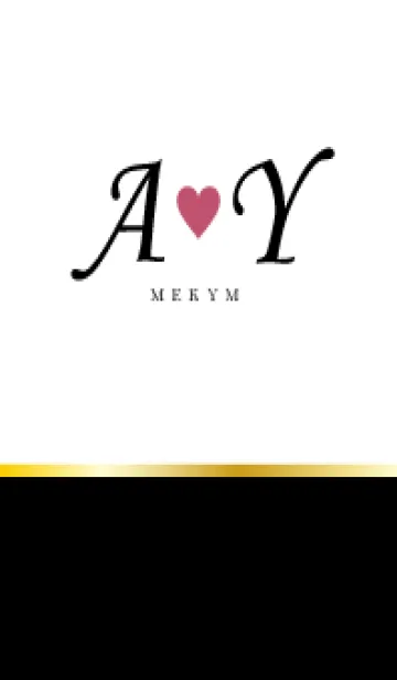 [LINE着せ替え] LOVE INITIAL-A&Y イニシャル 9の画像1