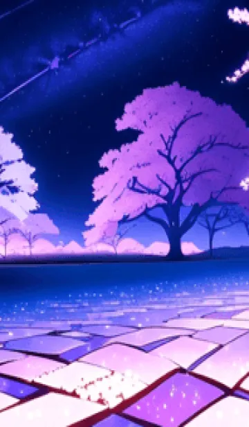 [LINE着せ替え] 冬のサクラ #CIIaZ03。の画像1