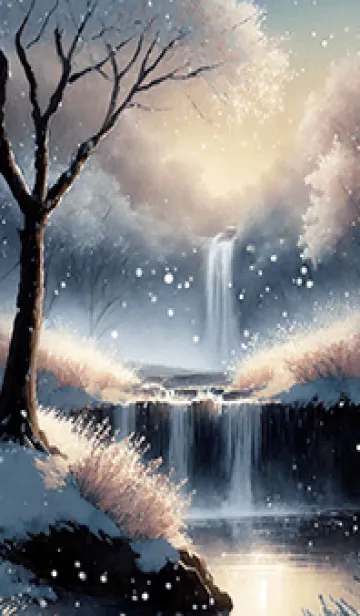 [LINE着せ替え] 優美な冬の風景の着せかえ(Winter-2500)の画像1