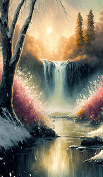 [LINE着せ替え] 優美な冬の風景の着せかえ(Winter-2501)の画像1