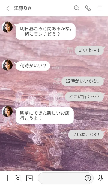[LINE着せ替え] Real Snow Crystal #9-6の画像3