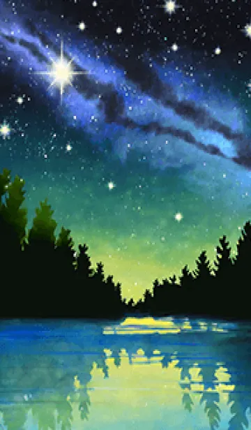 [LINE着せ替え] 穏やかな夜景の着せかえ/604の画像1