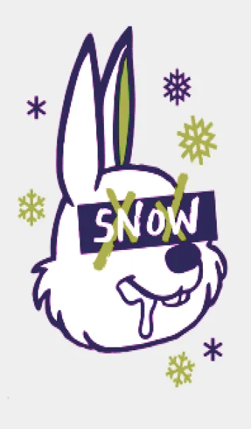 [LINE着せ替え] スノーラビット .71の画像1