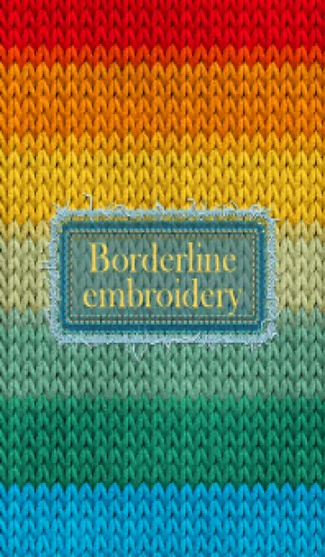 [LINE着せ替え] Borderline embroidery 46の画像1