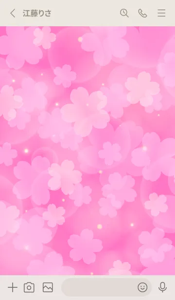 [LINE着せ替え] Cherry Blossoms PINK-SAKURAの画像2