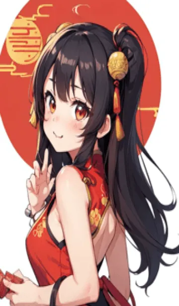 [LINE着せ替え] 新年、幸福を届ける O 13の画像1