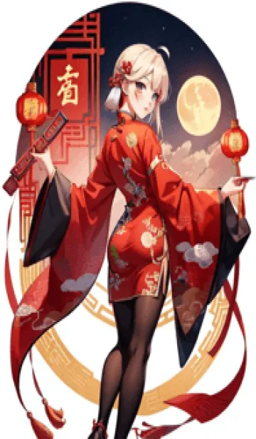 [LINE着せ替え] 新年、幸福を届ける O 54の画像1