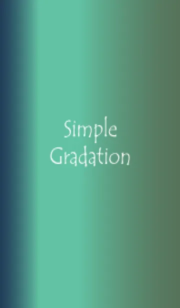 [LINE着せ替え] Simple Gradation -GlossyGreen 18-の画像1