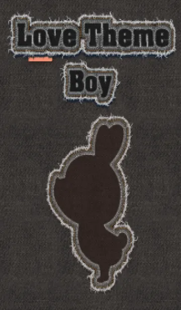 [LINE着せ替え] Rabbit and jeans fabric theme 72の画像1