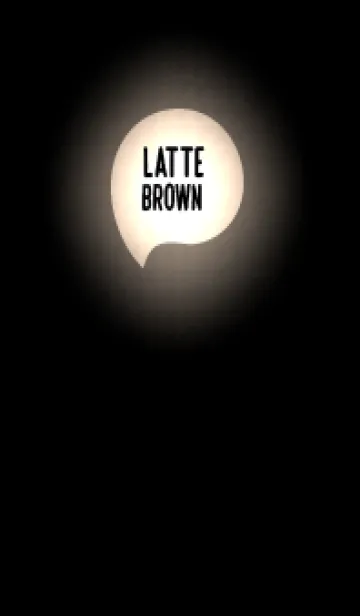 [LINE着せ替え] Latte Brown Light Theme V7 (JP)の画像1