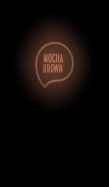[LINE着せ替え] Mocha Brown Neon Theme V7 (JP)の画像1