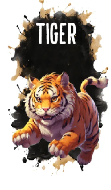 [LINE着せ替え] Cute Tiger So Cool Theme (JP)の画像1