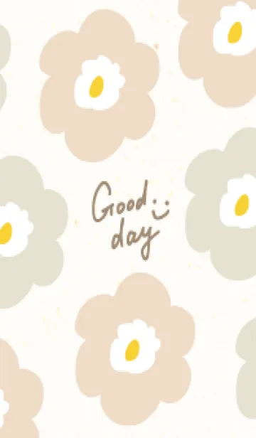 [LINE着せ替え] かわいい 北欧風 お花13の画像1