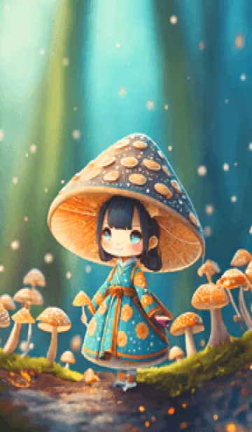 [LINE着せ替え] mushroom girl05_JPの画像1