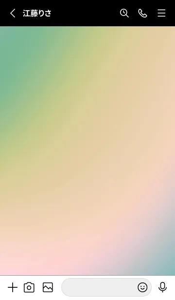 [LINE着せ替え] パステル グラデーション 10の画像2