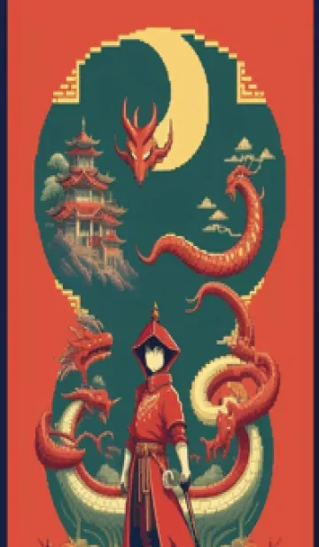 [LINE着せ替え] 新年、幸福を届ける O 77の画像1