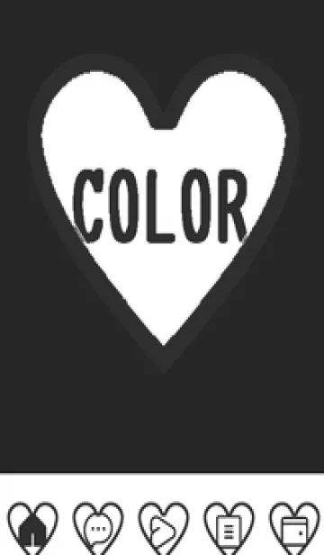 [LINE着せ替え] bw color F52の画像1